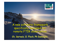 a new software framework a new software framework
