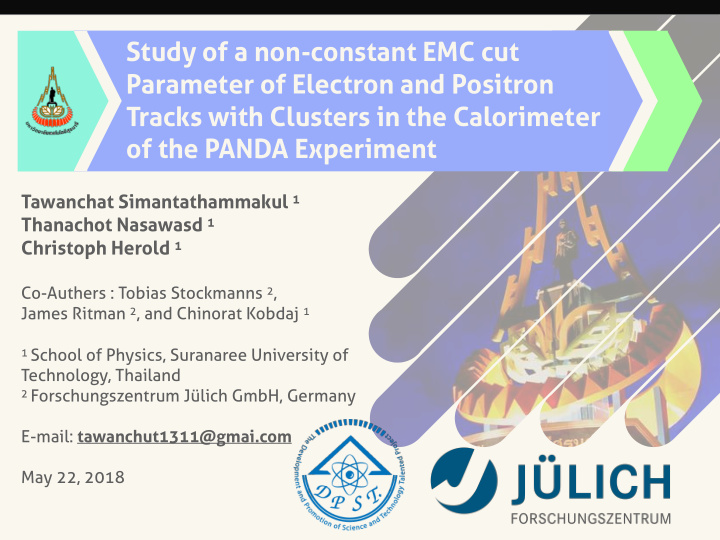 study of a non constant emc cut parameter of electron and