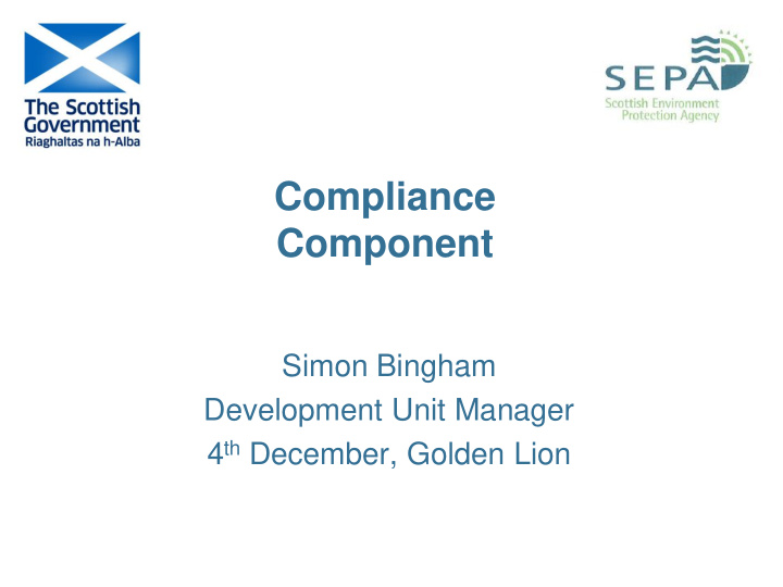 compliance component