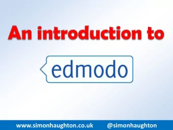 www.simonhaughton.co.uk         @simonhaughton  www.simonhaughton.co.uk         @simonhaughton