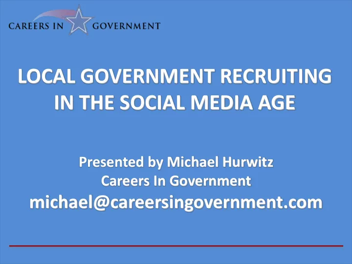 in the social media age
