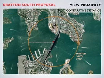 DRAYTON SOUTH PROPOSAL  VIEW PROXIMITY  COMPARATIVE DISTANCE  DRAYTON  SOUTH  Baywater  Mt Arthur