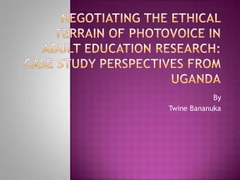 By  Twine Bananuka  Although it is commonly held that a picture  speaks more than a thousand