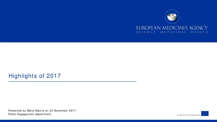 highlights of 2017