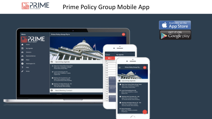 prime policy group mobile app customizable banner image