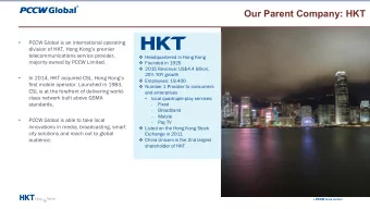 5+ billion 55 Presences  542,000  minutes of voice traffic  Kilometres of  in IP Transit  annually