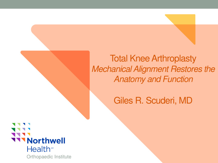 total knee arthroplasty