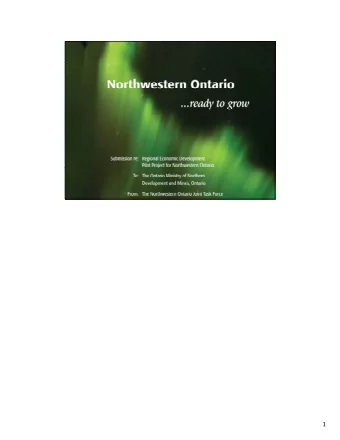 1  Minister  Minister As it relates to the planning for the electrical needs of the Northwest we