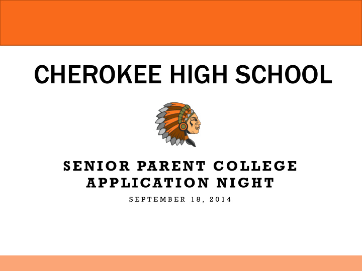 cherokee high school
