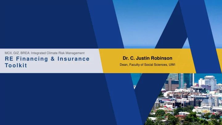 re financing insurance toolkit