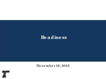 Re adine ss  No ve mb e r 19, 2018  Conside r  ation pe r  the  statute  (unc hange d in HB 2017)