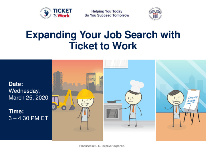 expanding your job search with ticket to work