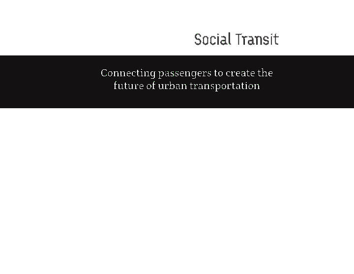 social transit