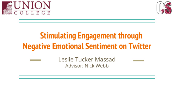 stimulating engagement through negative emotional