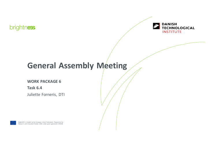 general assembly meeting