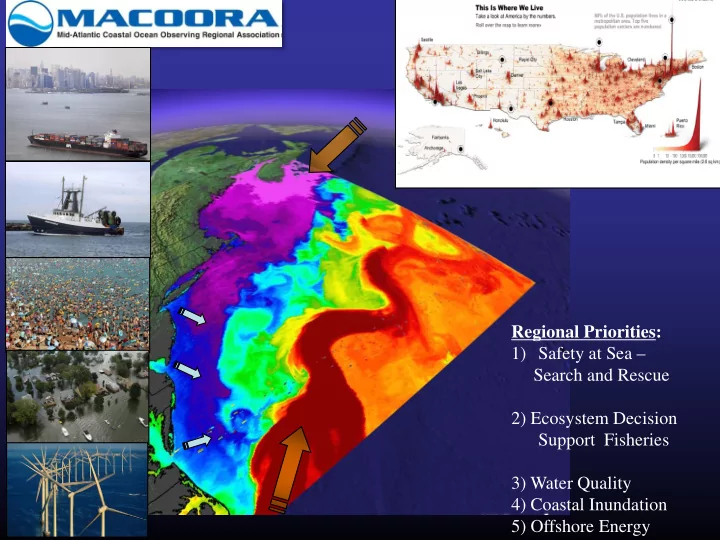 regional priorities 1 safety at sea search and rescue 2
