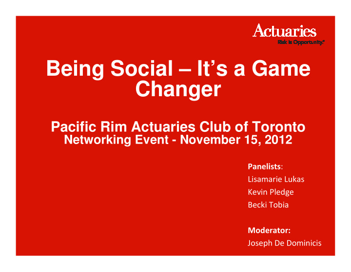 being social it s a game changer