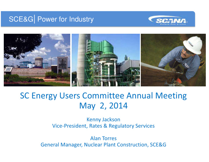 sc energy users committee annual meeting may 2 2014