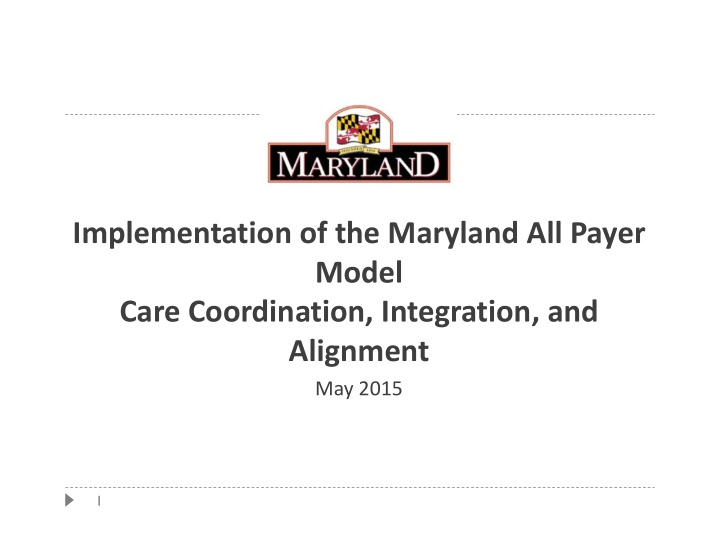 implementation of the maryland all payer model care