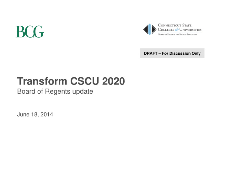 transform cscu 2020