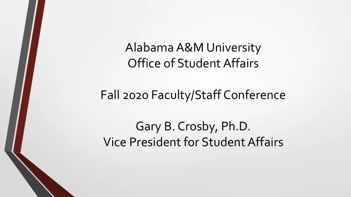 office of student affairs