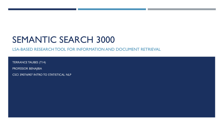 semantic search 3000
