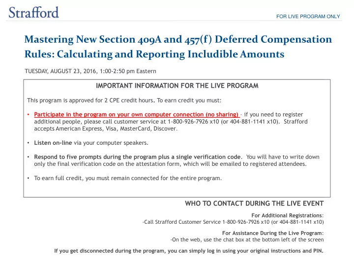 mastering new section 409a and 457 f deferred