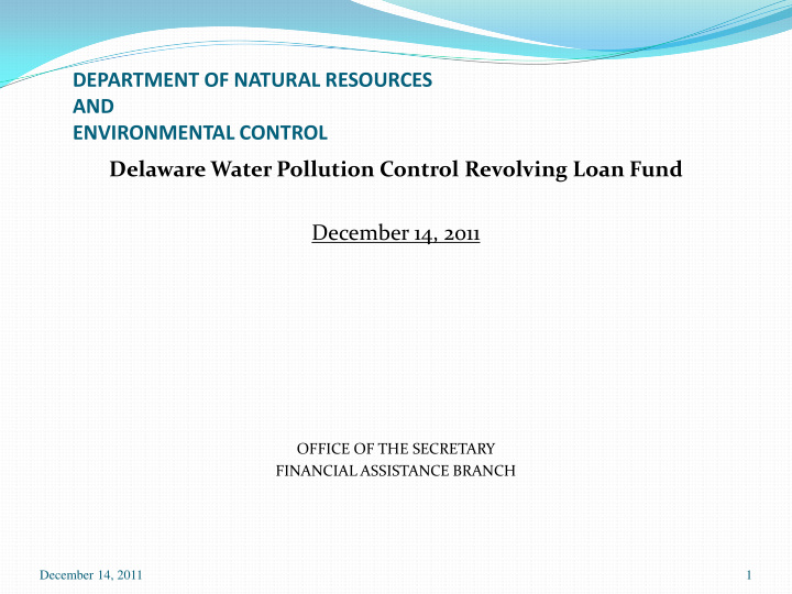 department of natural resources and environmental control