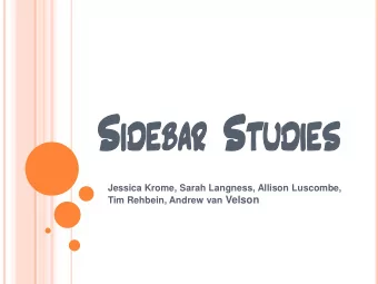 IES  IDEB  EBAR  TUDIE  Jessica Krome, Sarah Langness, Allison Luscombe, Tim Rehbein, Andrew van