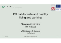 dx lab for safe and healthy living and working saujan