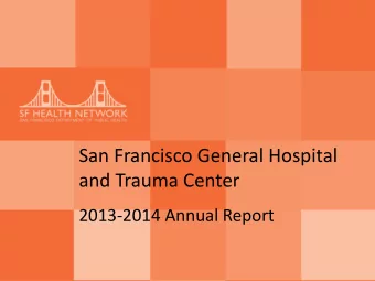 Title  2013-2014 Annual Report  1  Agenda  Introduction of Executive Leadership  Hospital
