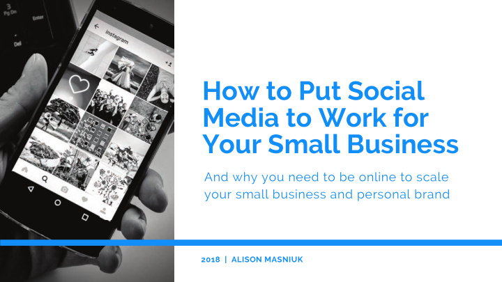 how to put social media to work for your small business