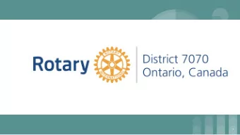 Rotary 7070  1  Presentation Objectives    To share with you the steps taken to build this