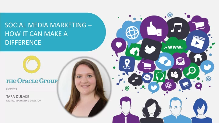 social media marketing how it can make a difference