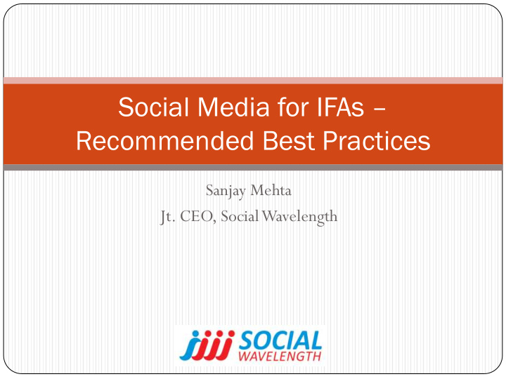social media for ifas recommended best practices