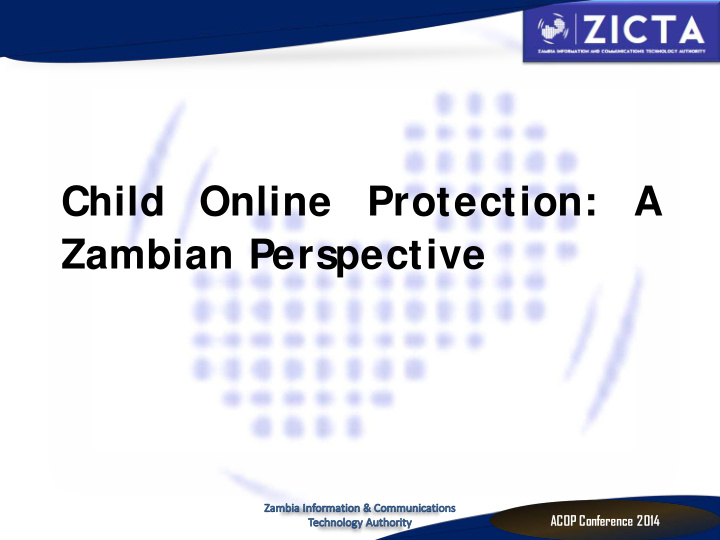 child online protection a zambian perspective