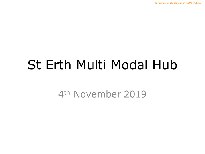 st erth multi modal hub