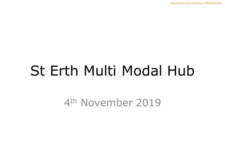 st erth multi modal hub
