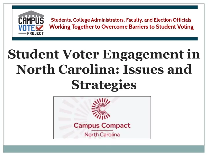 north carolina issues and