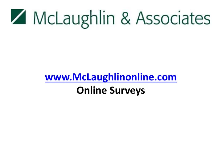 online surveys