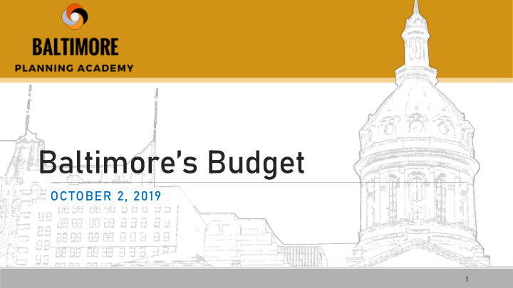 baltimore s budget
