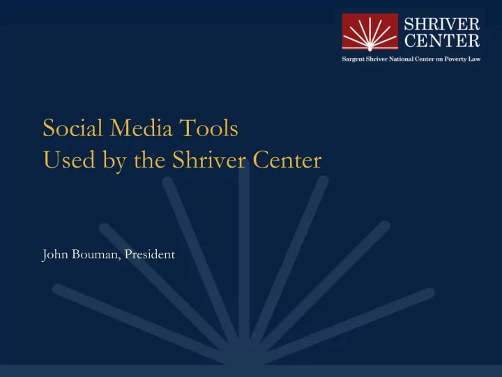 social media tools