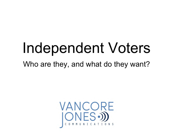 independent voters