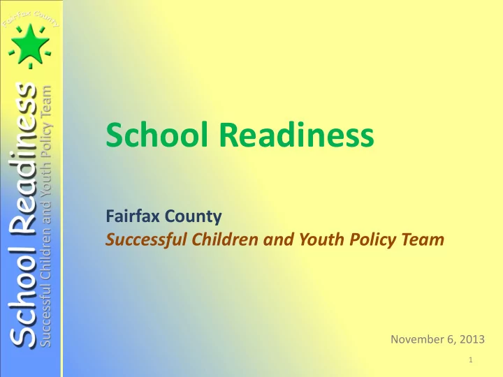 school readiness