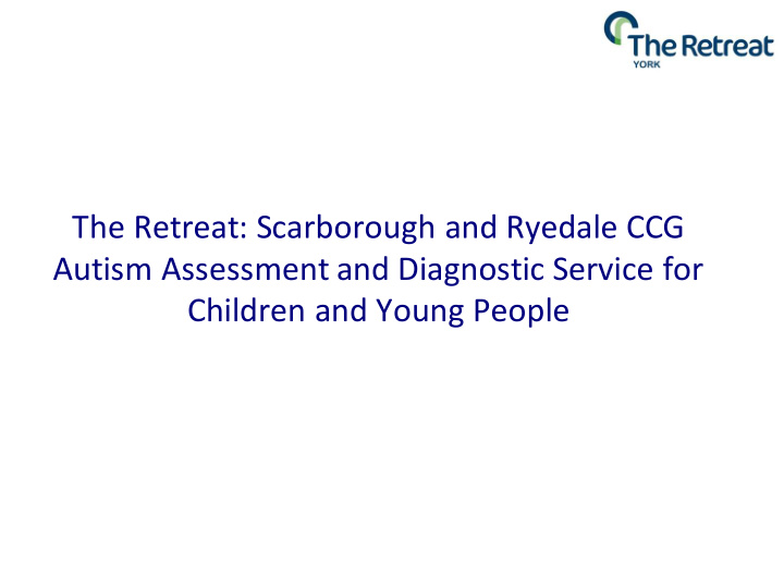 autism assessment and diagnostic service for children and