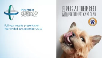 Year ended 30 September 2017  C  Dis  isclaim  imer  For the purposes of this notice,