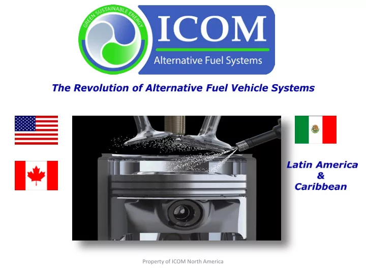 property of icom north america