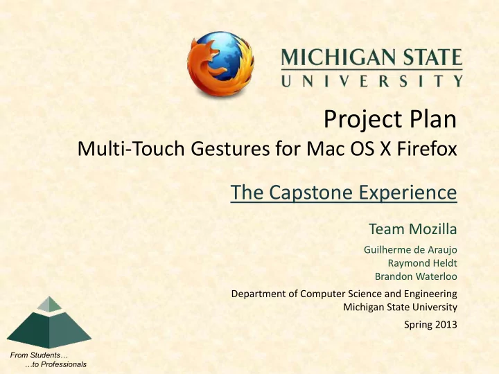 project plan