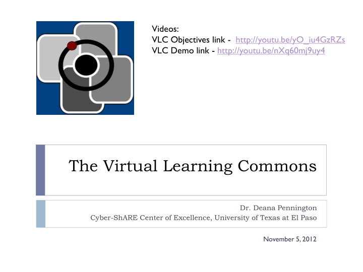 the virtual learning commons