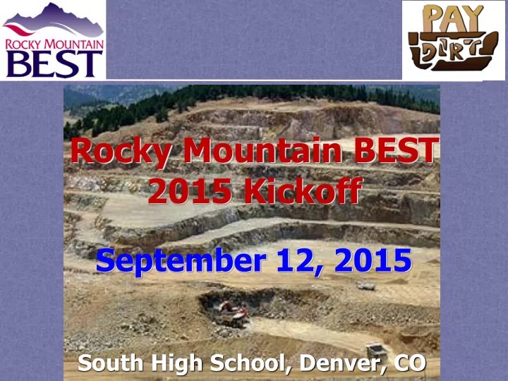 2015 kickoff